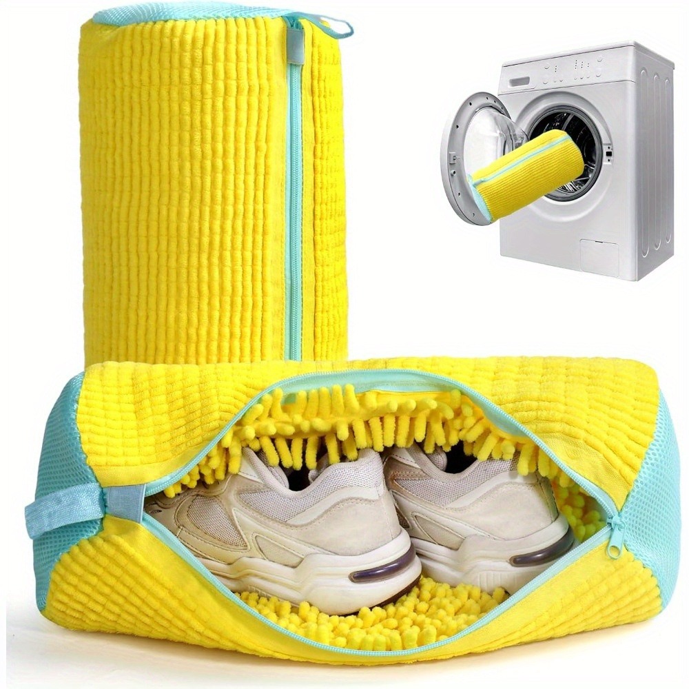Sneaker Protector - ถุงซักรองเท้าสำหรับเครื่องซักผ้า ป้องกันรองเท้าเสียรูปทรง ถุงซักผ้าสำหรับรองเท้าผ้าใบ อุปกรณ์ช่วยซักรองเท้า ถุงดูแลรักษารองเท้า