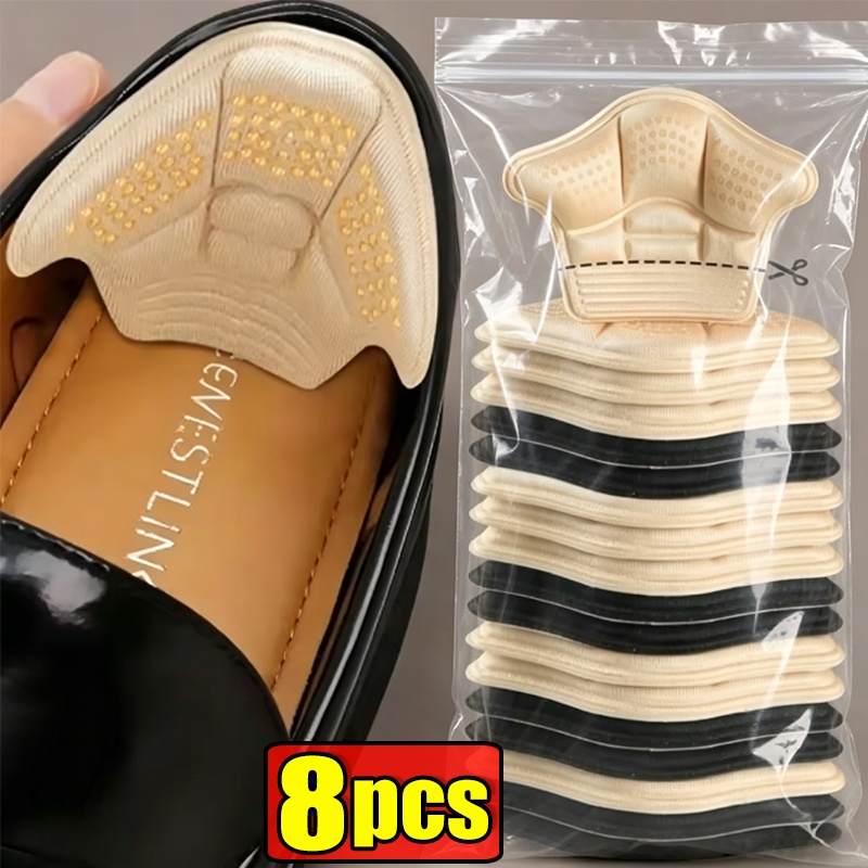 Sneaker Protector - แผ่นรองส้นเท้า 8 ชิ้น ป้องกันส้นเท้าแตก ลดขนาดรองเท้า ป้องกันการเสียดสี