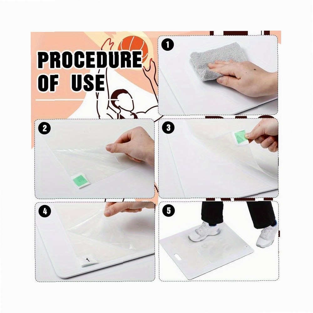 แผ่นเจลกาวทำความสะอาดพื้นสนามบ - Shoe Cleaner บทวิจารณ์และราคา
