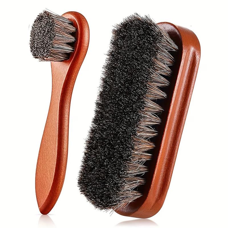 ชุดแปรงขัดรองเท้าขนหางม้า 2/3  - Leather Shoe Polish บทวิจารณ์และราคา