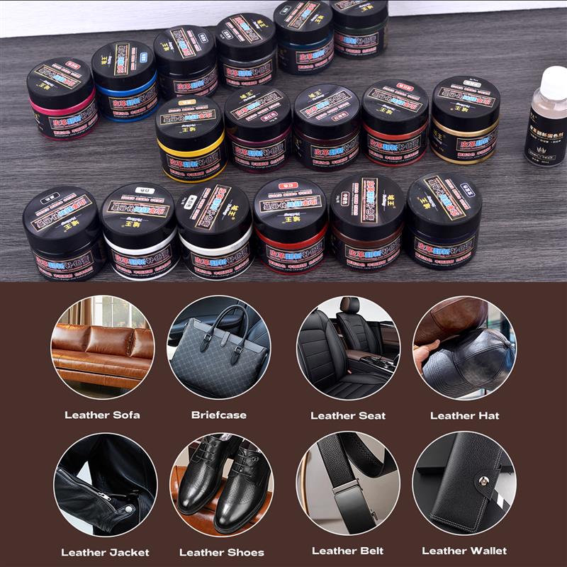 50ml อะคริลิคหนังซ่อมสีสี DIY  - Leather Shoe Polish บทวิจารณ์และราคา