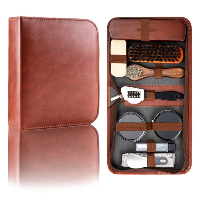 ชุดแปรงขัดรองเท้า Horsehair เค - Shoe Cleaning Brush บทวิจารณ์และราคา
