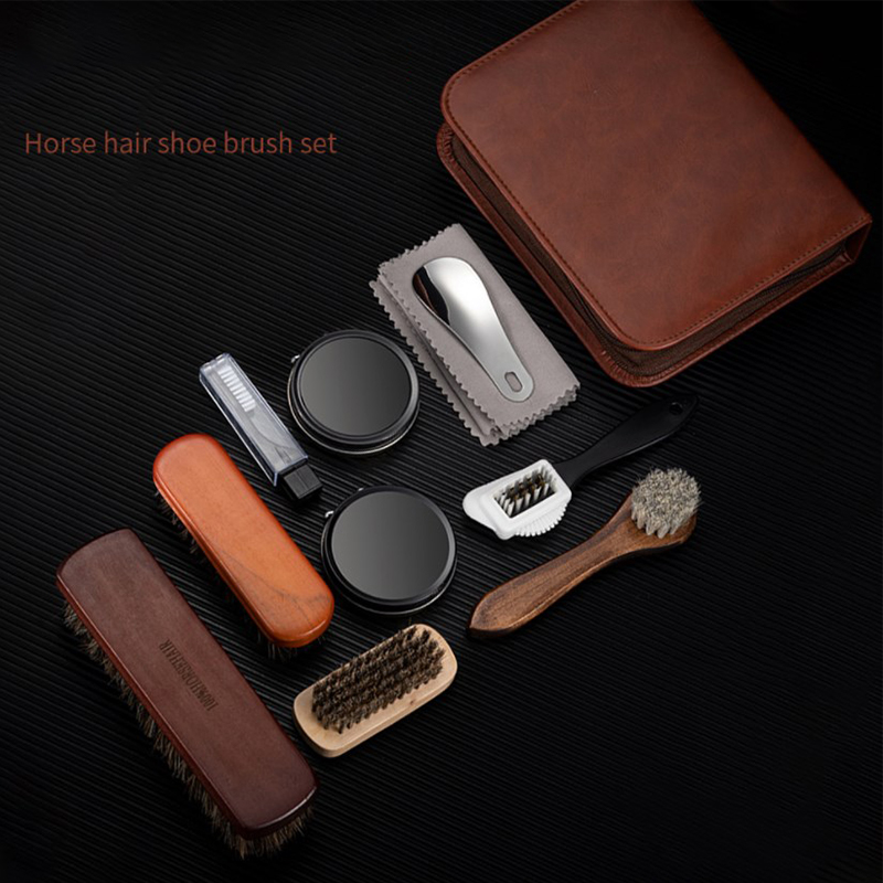 ชุดแปรงขัดรองเท้า Horsehair เค - Shoe Cleaning Brush บทวิจารณ์และราคา