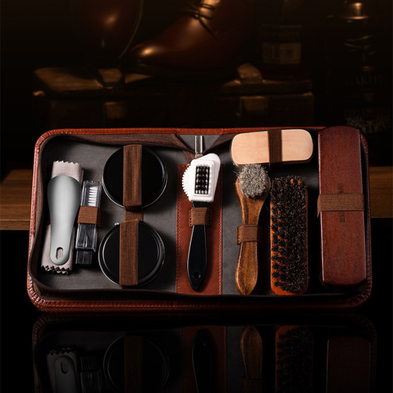 ชุดแปรงขัดรองเท้า Horsehair เค - Shoe Cleaning Brush บทวิจารณ์และราคา