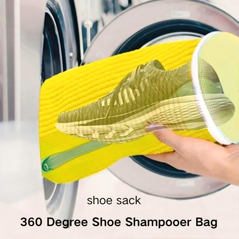 ถุงซักผ้า ถุงซักรองเท้าสำหรับเ - Shoe Cleaning Brush บทวิจารณ์และราคา