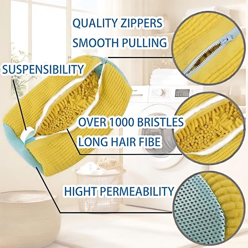 ถุงซักผ้า ถุงซักรองเท้าสำหรับเ - Shoe Cleaning Brush บทวิจารณ์และราคา