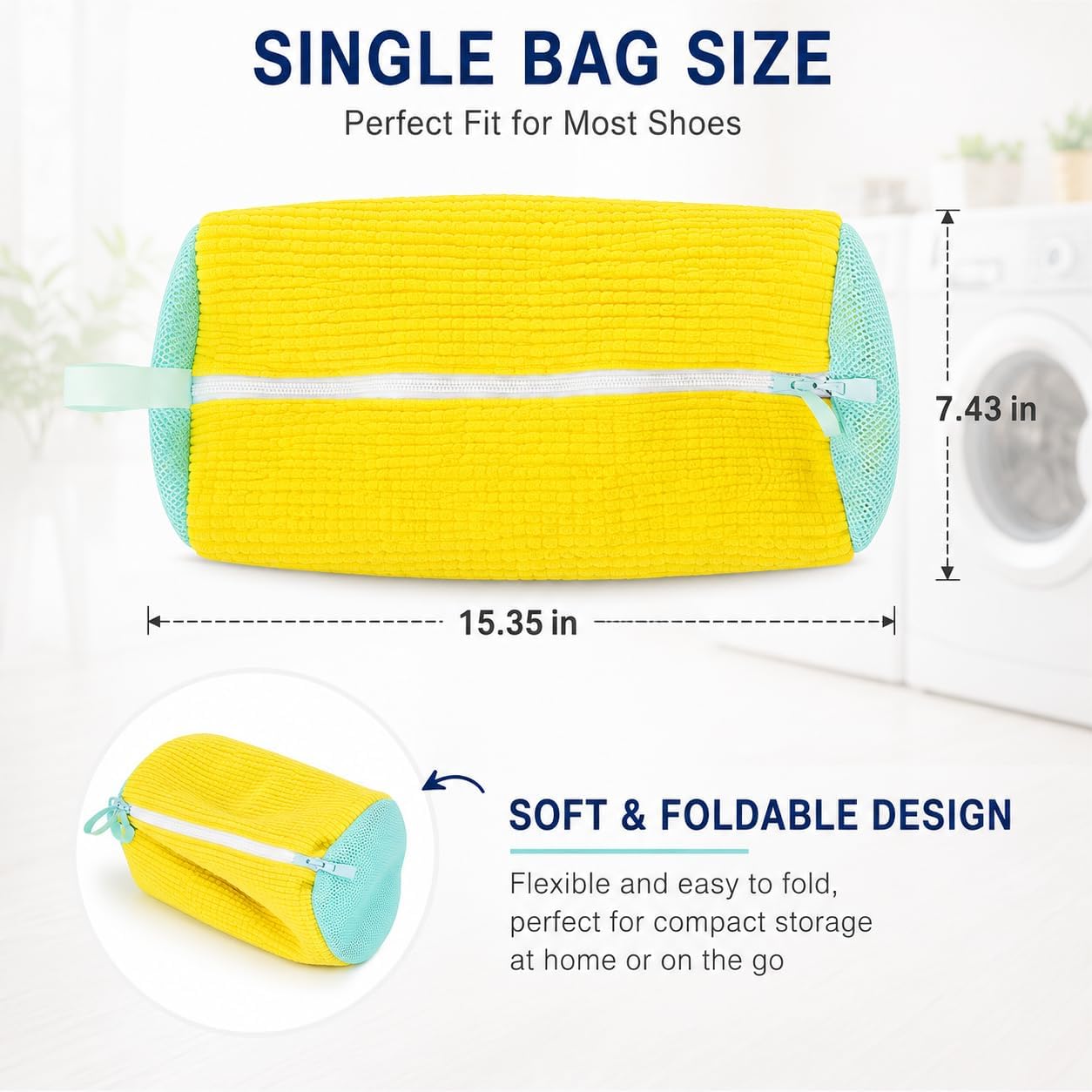 ถุงซักรองเท้าสำหรับเครื่องซักผ - Shoe Cleaner บทวิจารณ์และราคา