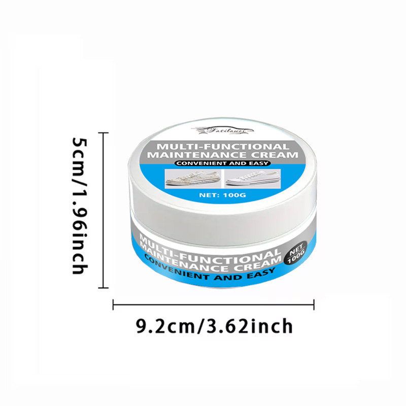 ครีมขัดรองเท้าขาวพร้อมฟองน้ำ:  - Leather Shoe Polish บทวิจารณ์และราคา