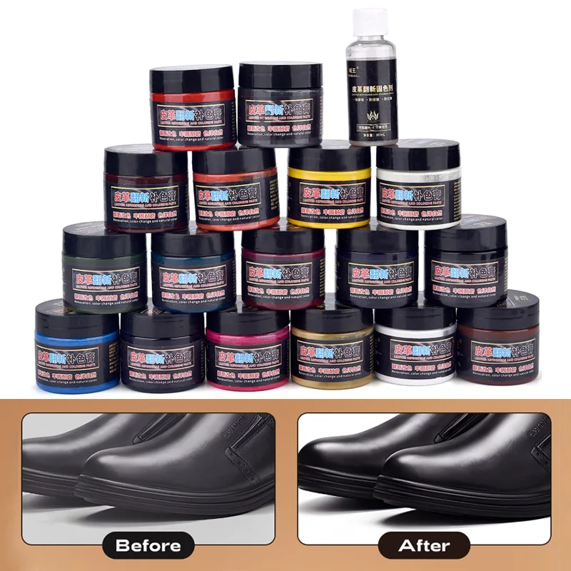 สีซ่อมหนัง 50 กรัม สีผสมสำหรับ - Leather Shoe Polish บทวิจารณ์และราคา