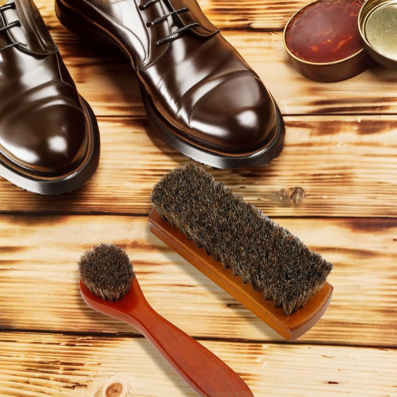 ใหม่! แปรงขนหางม้าคุณภาพสูง 2  - Shoe Cleaning Brush บทวิจารณ์และราคา