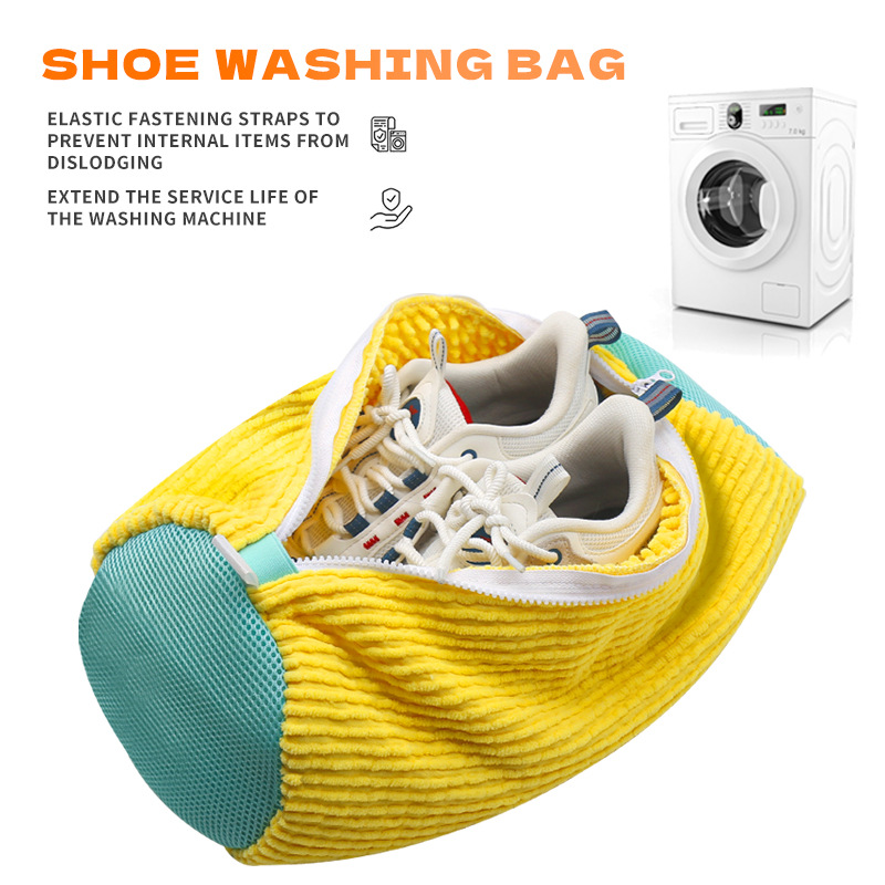 ถุงซักรองเท้าสำหรับเครื่องซักผ - Shoe Cleaning Brush บทวิจารณ์และราคา