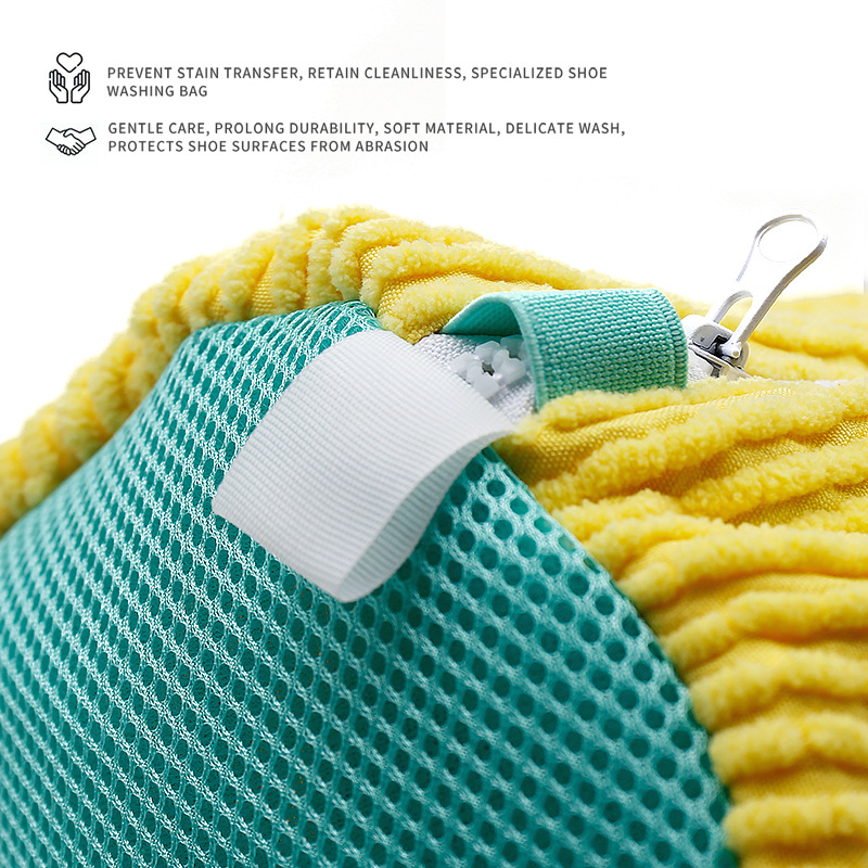 ถุงซักรองเท้าสำหรับเครื่องซักผ - Shoe Cleaning Brush บทวิจารณ์และราคา